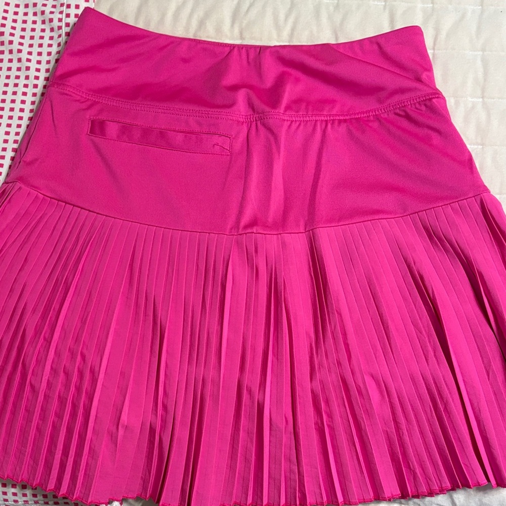 Pink Pleated Women's Skirt